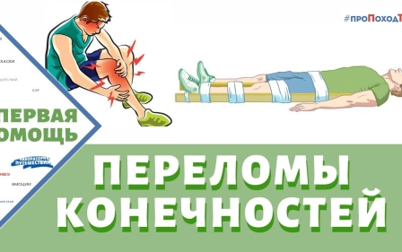 ПЕРВАЯ ПОМОЩЬ ПРИ ПЕРЕЛОМЕ КОНЕЧНОСТЕЙ