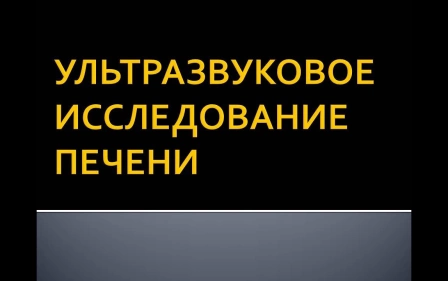 Ультразвуковое исследование печени. Кузьминова С.П.